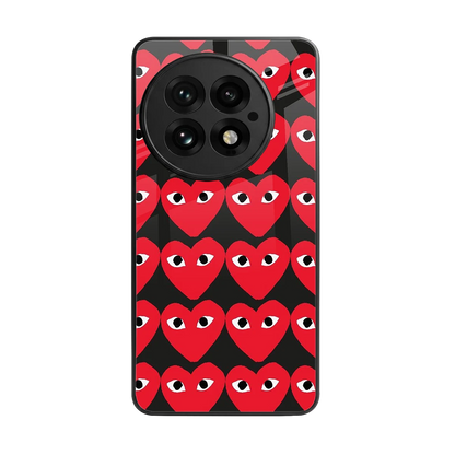Scarlet Stare back phone cover | glass case for oneplus 13