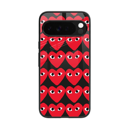 Scarlet Stare back phone cover | glass case for google pixel 10 pro xl