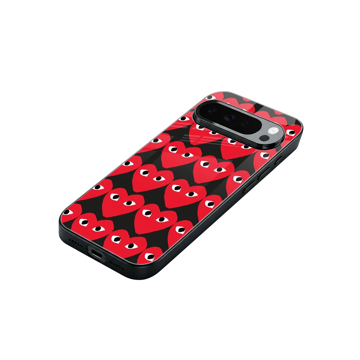 Scarlet Stare stylish phone case for google pixel 10 pro xl | glossy glass and slim fit