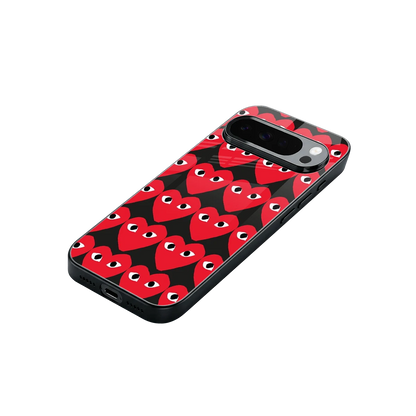 Scarlet Stare stylish phone case for google pixel 10 pro xl | glossy glass and slim fit