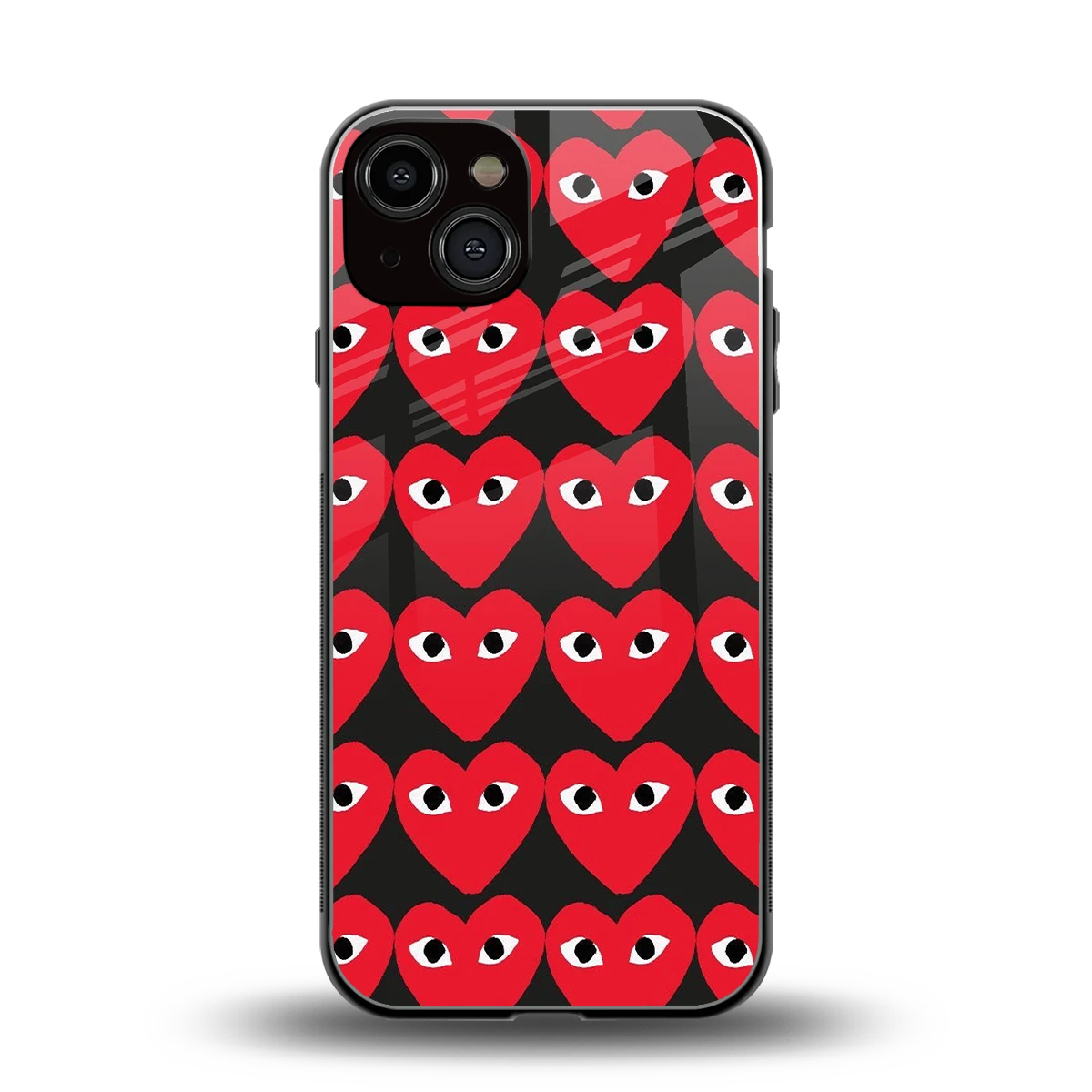 Scarlet Stare back phone cover | glass case for iphone 13