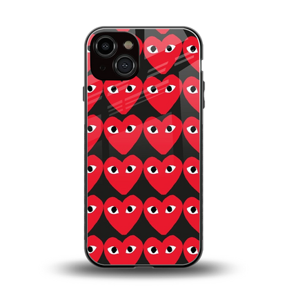 Scarlet Stare back phone cover | glass case for iphone 13