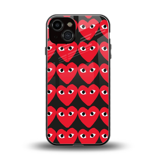 Scarlet Stare back phone cover | glass case for iphone 13
