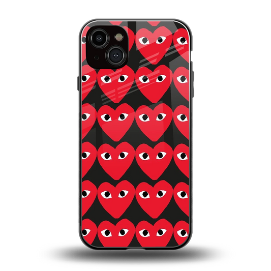 Scarlet Stare back phone cover | glass case for iphone 14 plus