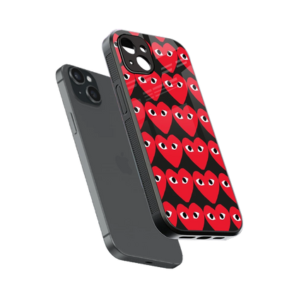 Scarlet Stare sleek iphone 14 plus cover with tempered glass back and TPU edges