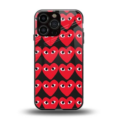 Scarlet Stare back phone cover | glass case for iphone 15 pro max