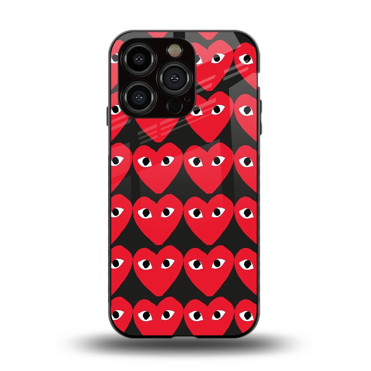 Scarlet Stare back phone cover | glass case for iphone 15 pro