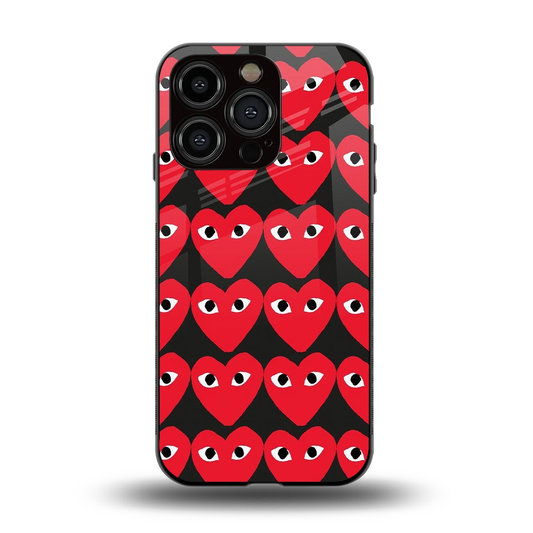 Scarlet Stare back phone cover | glass case for iphone 15 pro
