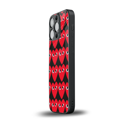 Scarlet Stare iphone 15 pro mobile cover | shockproof glass phone case