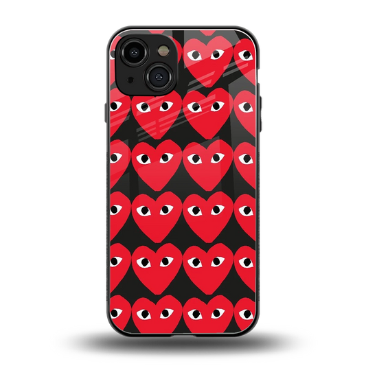 Scarlet Stare back phone cover | glass case for iphone 15