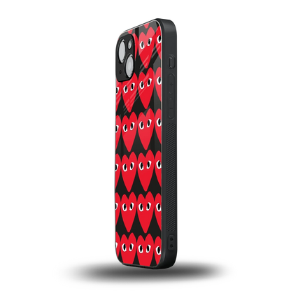 Scarlet Stare iphone 15 mobile cover | shockproof glass phone case