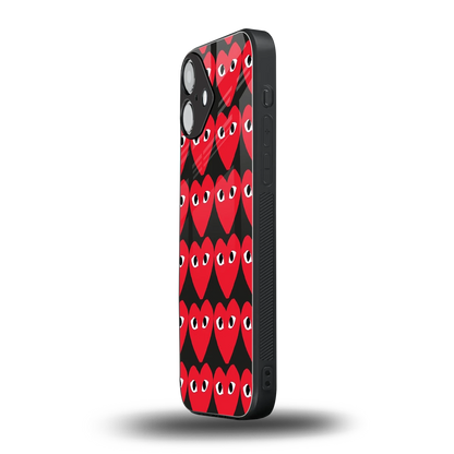 Scarlet Stare iphone 16 plus mobile cover | shockproof glass phone case