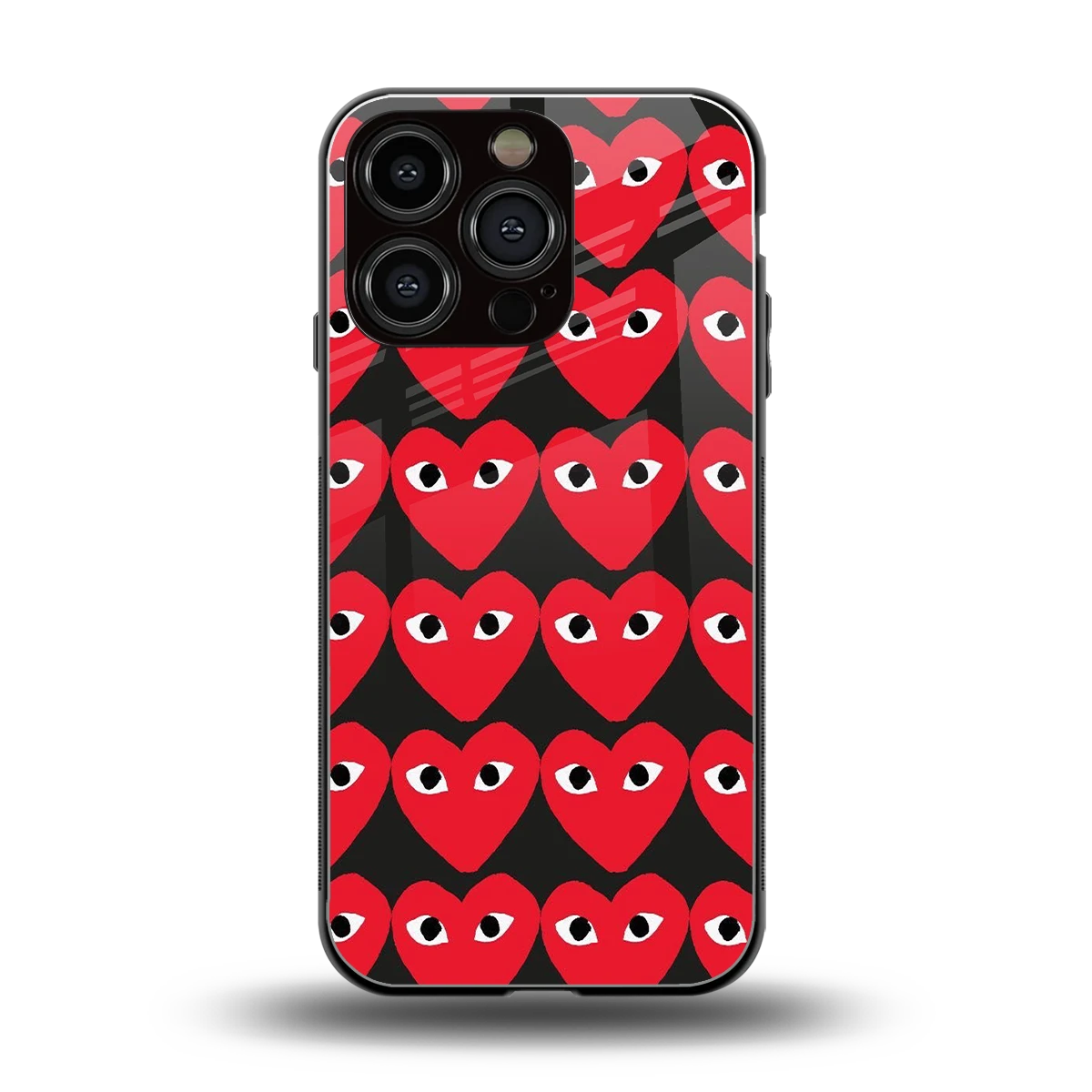 Scarlet Stare back phone cover | glass case for iphone 16 pro