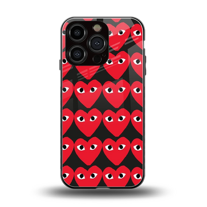 Scarlet Stare back phone cover | glass case for iphone 16 pro