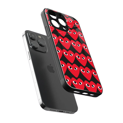 Scarlet Stare sleek iphone 16 pro cover with tempered glass back and TPU edges