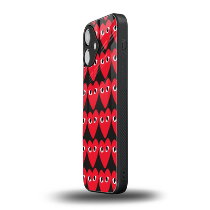 Scarlet Stare Phone Case for Iphone 16 | Glass Case