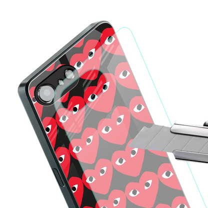 Scarlet Stare stylish phone case for iphone 16e | glossy glass and slim fit