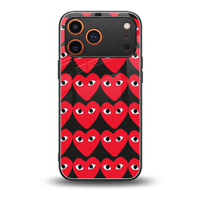 Scarlet Stare back phone cover | glass case for iphone 17 pro