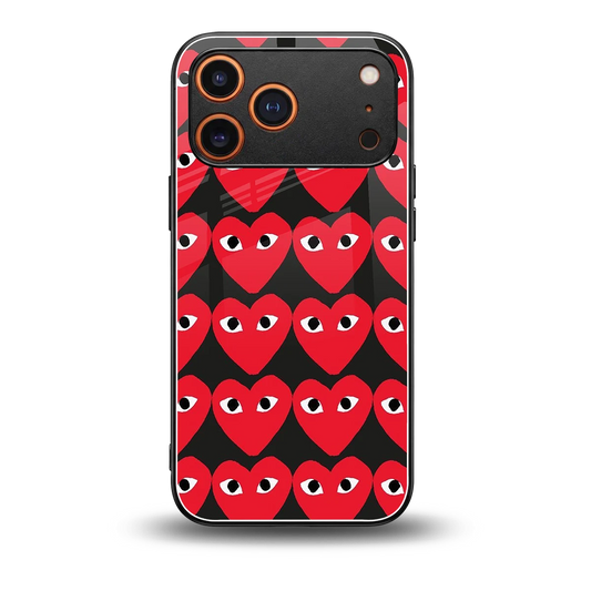 Scarlet Stare back phone cover | glass case for iphone 17 pro max