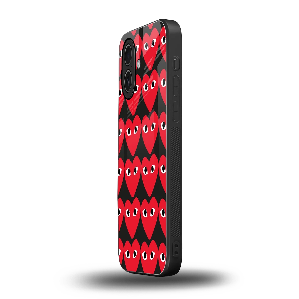 Scarlet Stare iphone 17 mobile cover | shockproof glass phone case