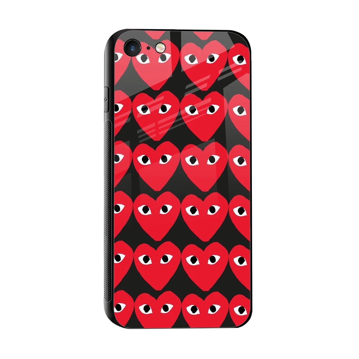 Scarlet Stare sleek iphone 7 cover with tempered glass back and TPU edges