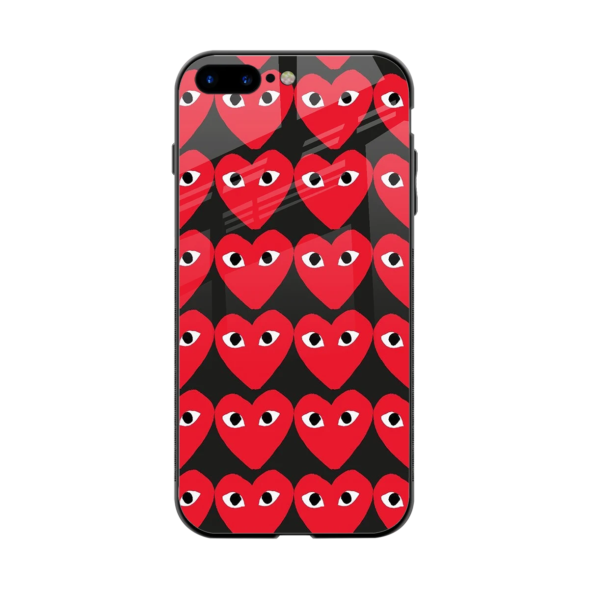 Scarlet Stare back phone cover | glass case for iphone 8 plus