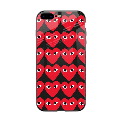 Scarlet Stare back phone cover | glass case for iphone 8 plus