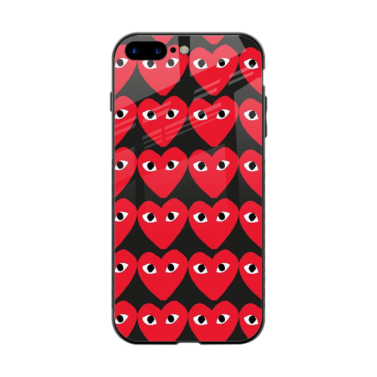 Scarlet Stare back phone cover | glass case for iphone 8 plus