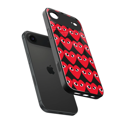 Scarlet Stare sleek iphone air cover with tempered glass back and TPU edges
