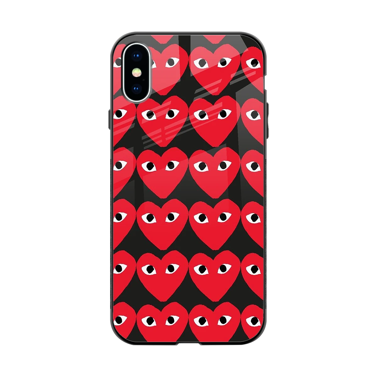 Scarlet Stare back phone cover | glass case for iphone x