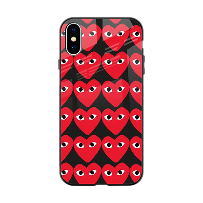 Scarlet Stare back phone cover | glass case for iphone x