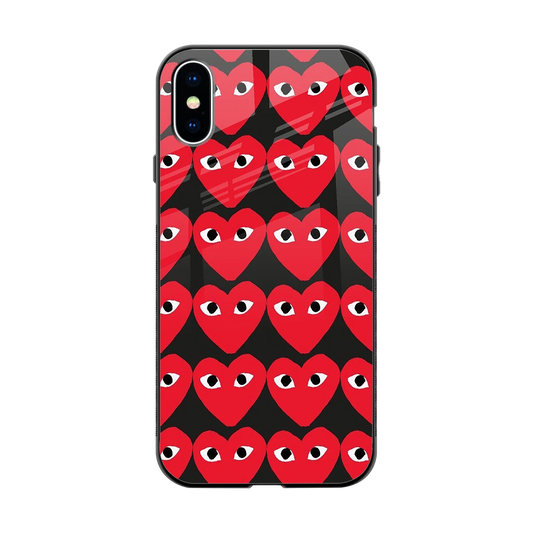 Scarlet Stare back phone cover | glass case for iphone x