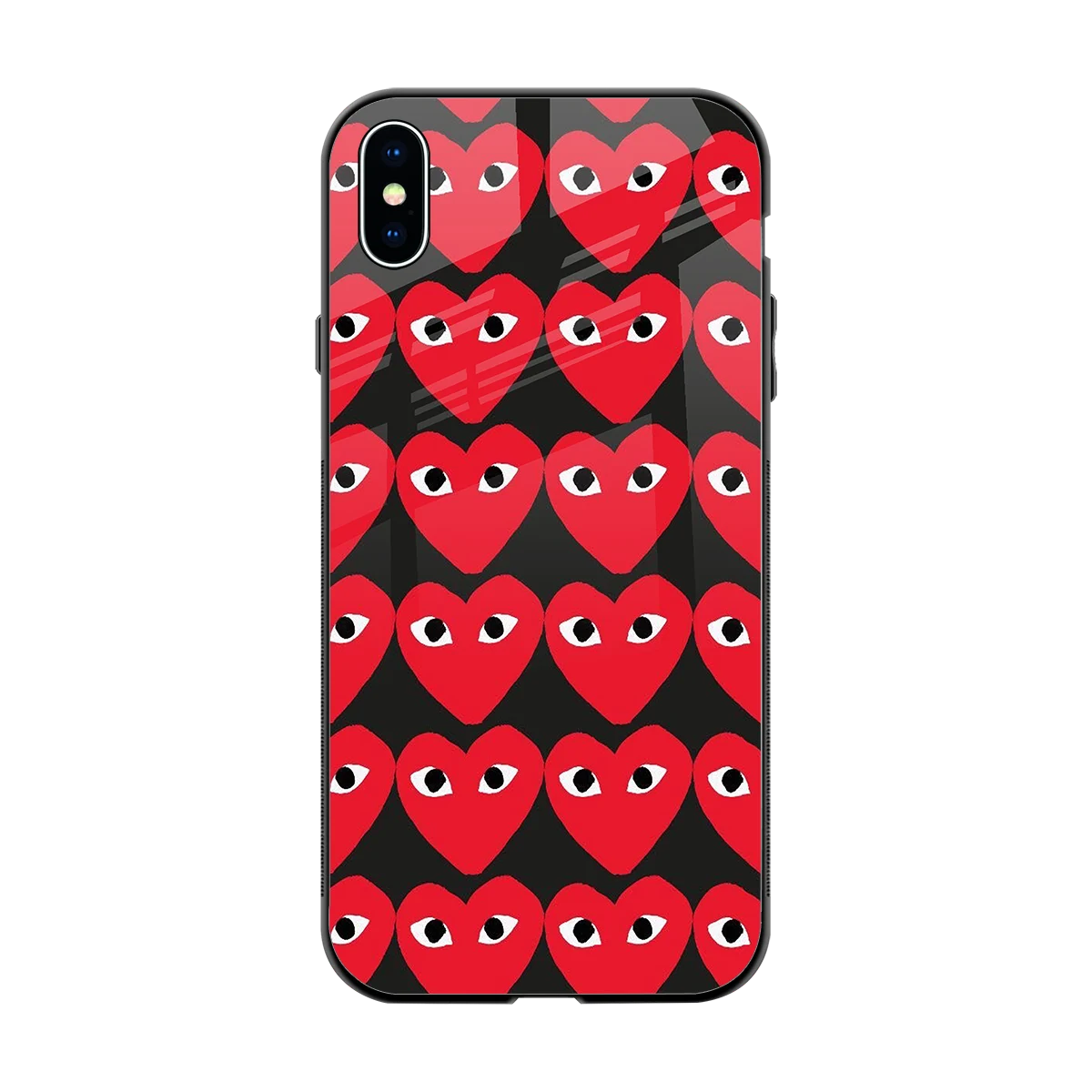 Scarlet Stare back phone cover | glass case for iphone xs max