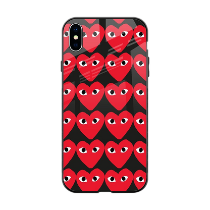 Scarlet Stare back phone cover | glass case for iphone xs max