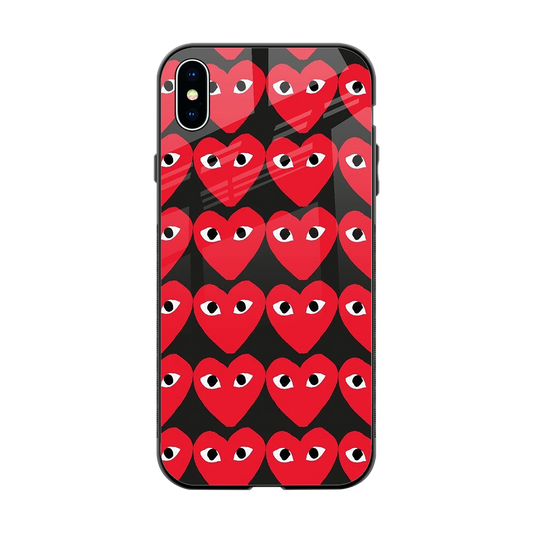 Scarlet Stare back phone cover | glass case for iphone xs max