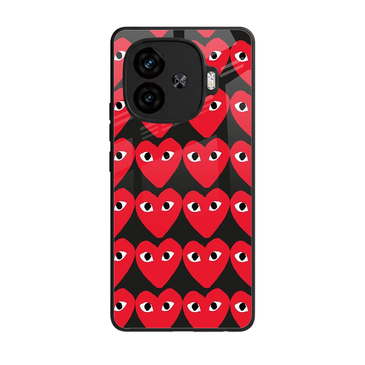 Scarlet Stare back phone cover | glass case for iqoo neo 10r 5g