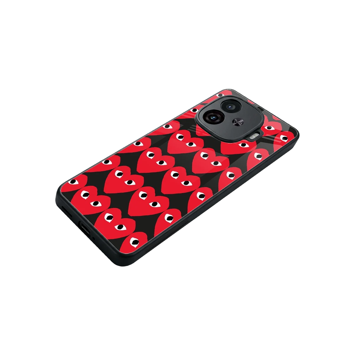 Scarlet Stare stylish phone case for iqoo neo 10r 5g | glossy glass and slim fit