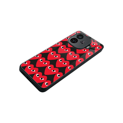 Scarlet Stare stylish phone case for iqoo neo 10r 5g | glossy glass and slim fit