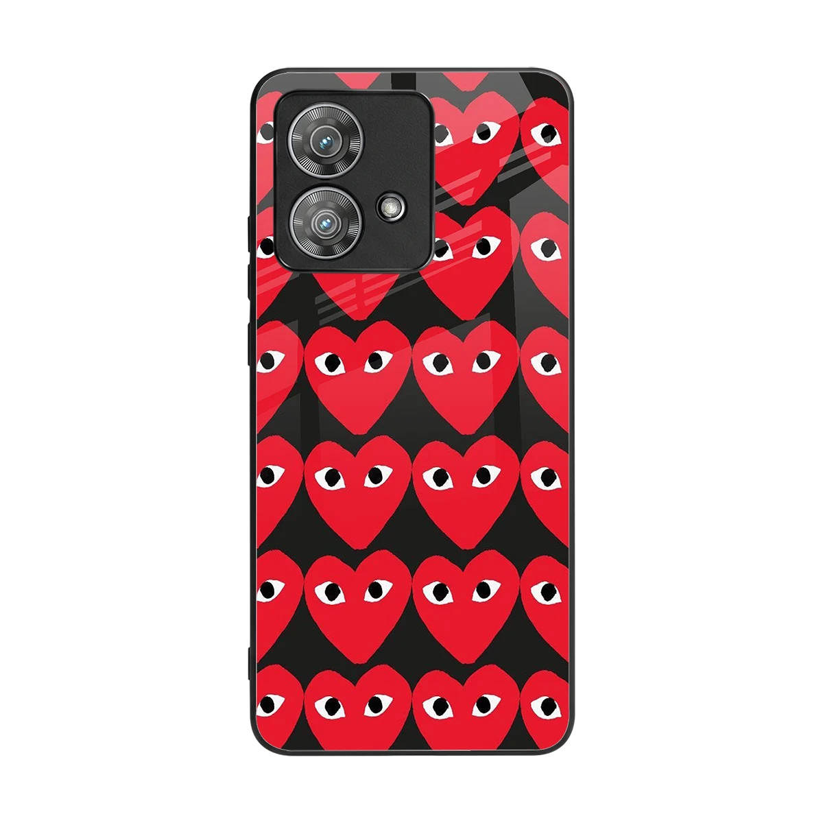 Scarlet Stare back phone cover | glass case for motorola edge 40 neo 5g