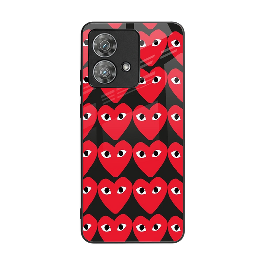 Scarlet Stare back phone cover | glass case for motorola edge 40 neo 5g
