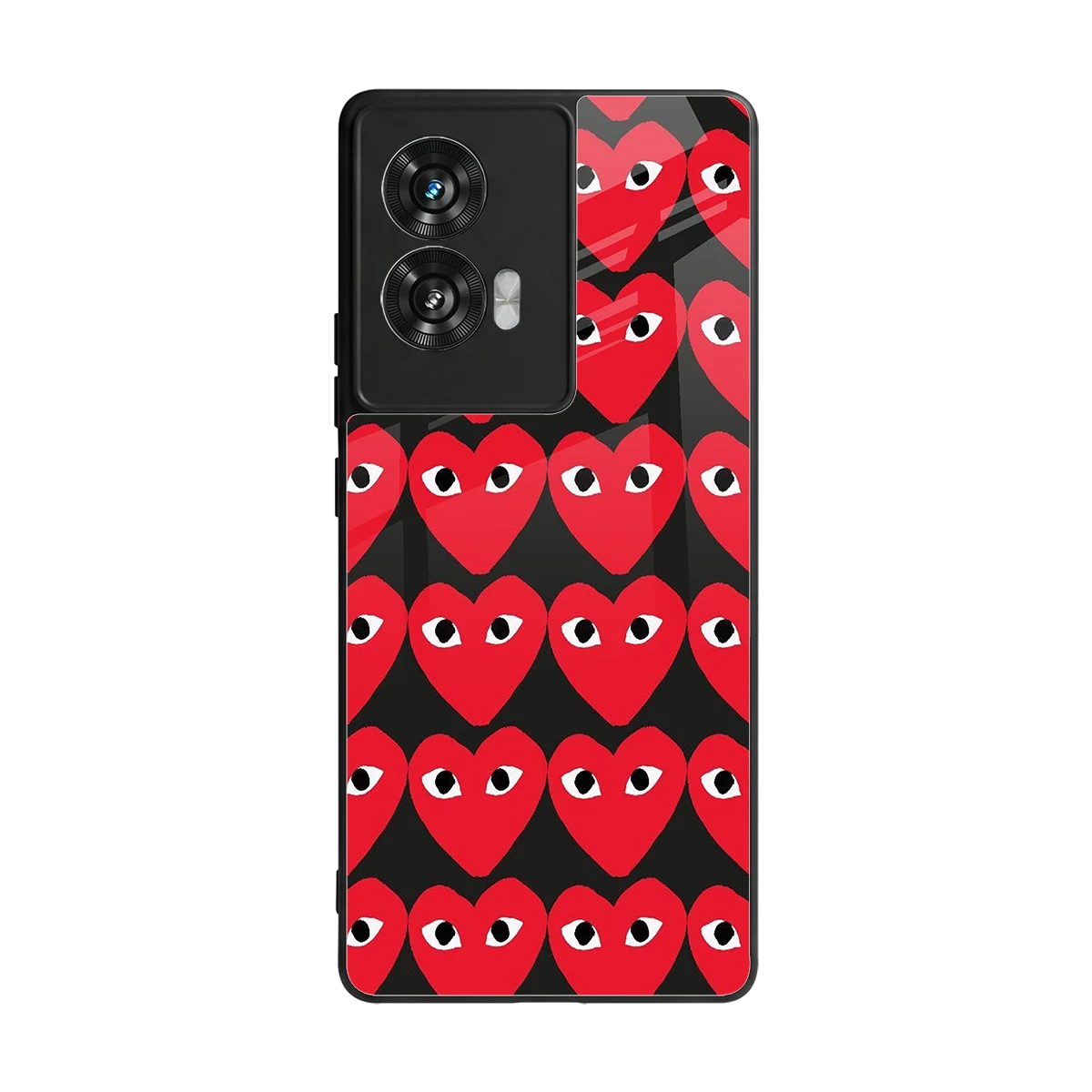 Scarlet Stare back phone cover | glass case for motorola edge 50 fusion