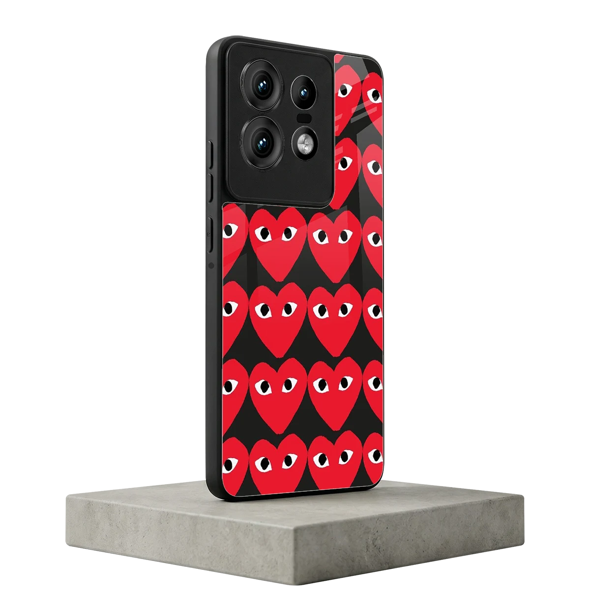 Scarlet Stare motorola edge 50 pro mobile cover | shockproof glass phone case