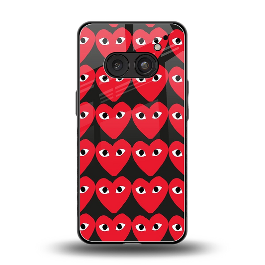 Scarlet Stare back phone cover | glass case for nothing phone 2a plus