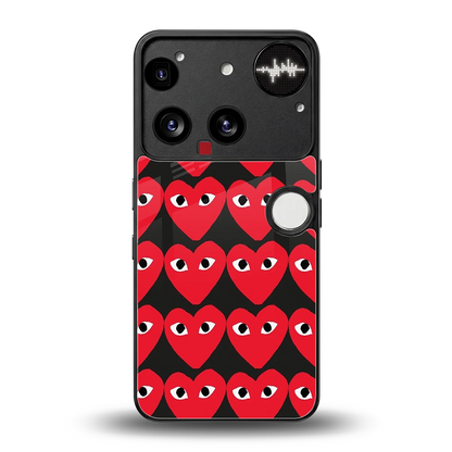 Scarlet Stare back phone cover | glass case for nothing phone 3