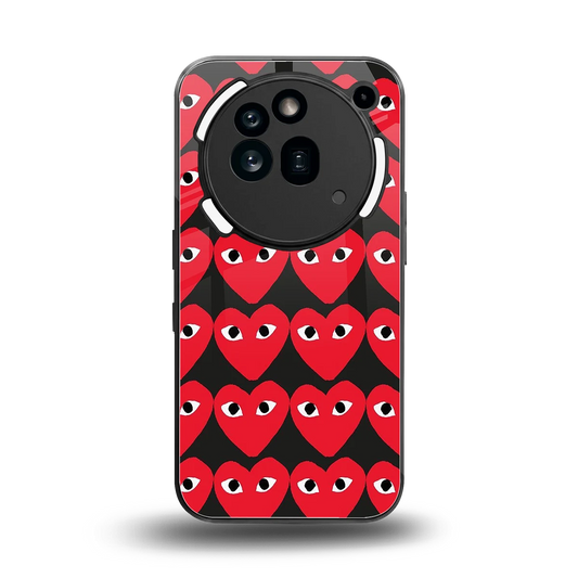 Scarlet Stare back phone cover | glass case for nothing phone 3a pro