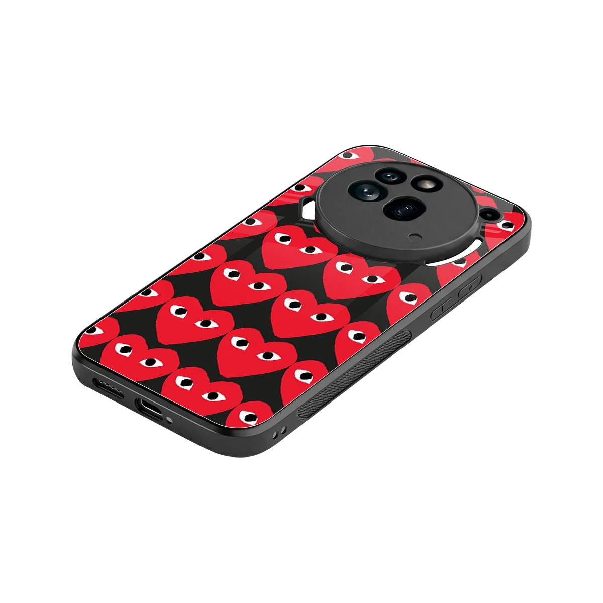 Scarlet Stare stylish phone case for nothing phone 3a pro | glossy glass and slim fit