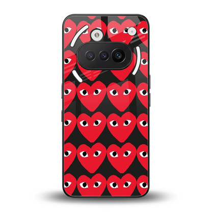 Scarlet Stare back phone cover | glass case for nothing phone 3a
