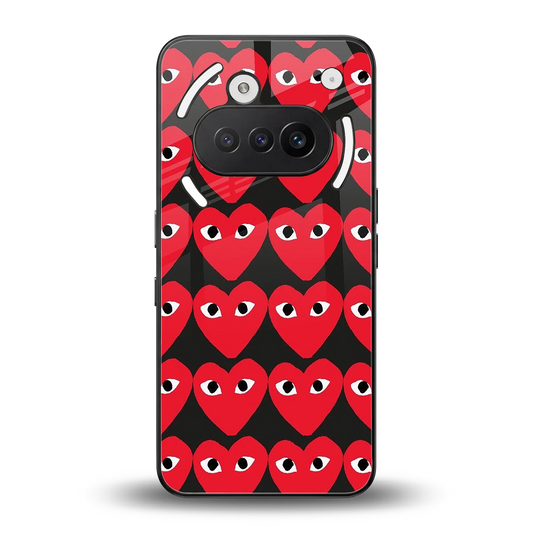 Scarlet Stare back phone cover | glass case for nothing phone 3a