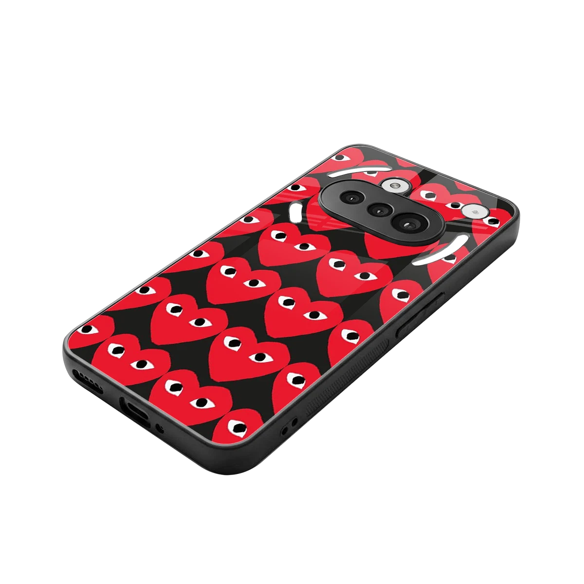 Scarlet Stare stylish phone case for nothing phone 3a | glossy glass and slim fit