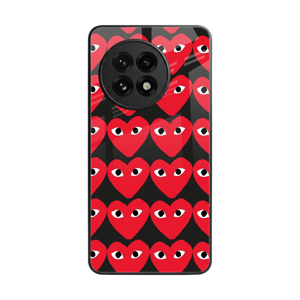 Scarlet Stare back phone cover | glass case for oneplus 13r